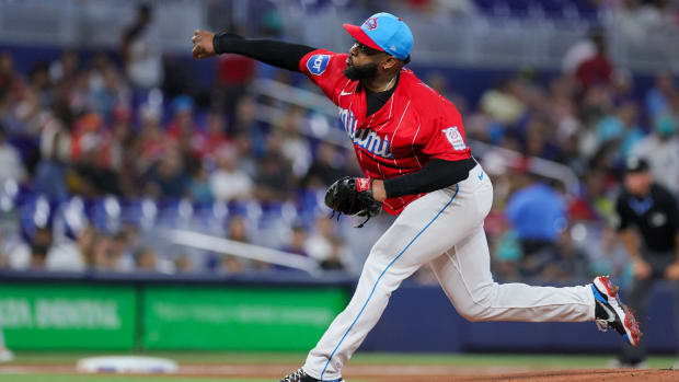 Miami Marlins pitcher Johnny Cueto